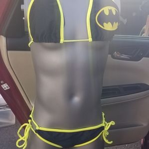 cute batman three piece swimsuit